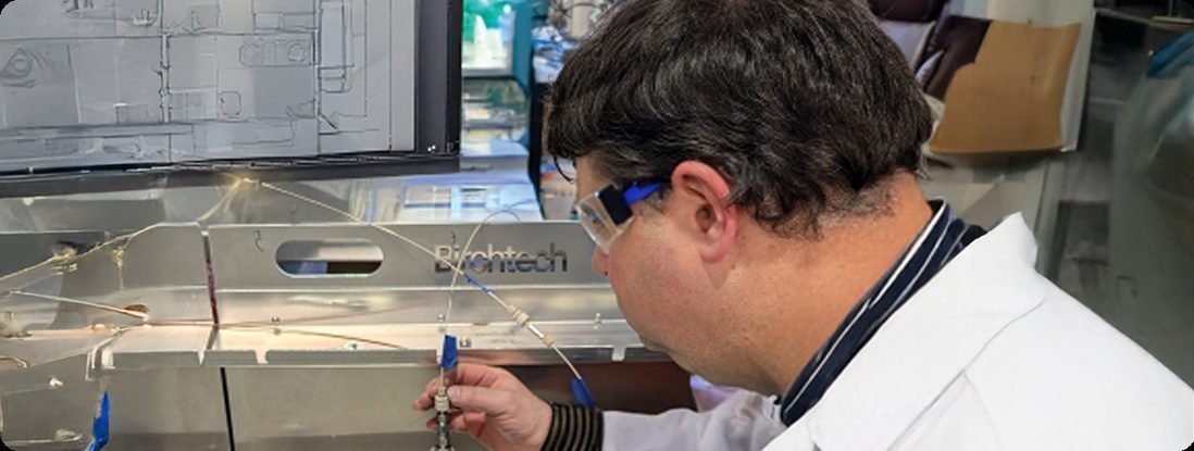 Dr. Nicholas Lentz at Birchtech Analytical Design Center