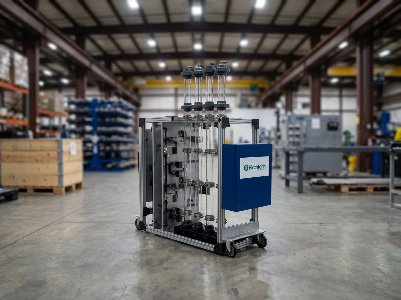 Birchtech PFAS field pilot skid